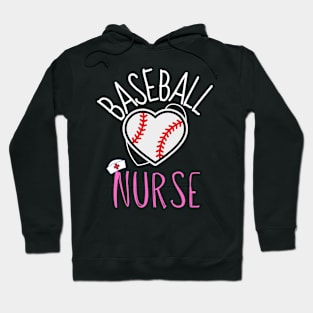 BASEBALL Nurse Funny BASEBALL & Nursing Hoodie